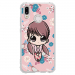 TPU0P20LITEPETITEFILLE - Coque souple pour Huawei P20 Lite avec impression Motifs petite fille manga