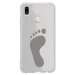 TPU0P20LITEPIED - Coque souple pour Huawei P20 Lite avec impression Motifs empreinte de pied