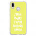 TPU0P20LITERAISONJAUNE - Coque souple pour Huawei P20 Lite avec impression Motifs marre d'avoir raison jaune