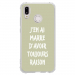 TPU0P20LITERAISONVERT - Coque souple pour Huawei P20 Lite avec impression Motifs marre d'avoir raison vert
