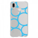 TPU0P20LITERONDSBLEUS - Coque souple pour Huawei P20 Lite avec impression Motifs ronds bleus