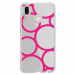 TPU0P20LITERONDSFUSHIAS - Coque souple pour Huawei P20 Lite avec impression Motifs ronds fushias