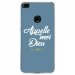TPU0P8LITE17DIEUBLEU - Coque souple pour Huawei P8 Lite 2017 avec impression Motifs Appelle moi Dieu bleu
