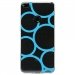 TPU0P8LITE17RONDSBLEUS - Coque souple pour Huawei P8 Lite 2017 avec impression Motifs ronds bleus