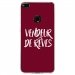 TPU0P8LITE17VENDREVEBORDEAU - Coque souple pour Huawei P8 Lite 2017 avec impression Motifs vendeur de rêves bordeau