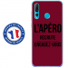 TPU0PSMART19APEROBORDEAU - Coque souple pour Huawei P Smart (2019) avec impression Motifs l'apéro recrute bordeau