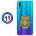 TPU0PSMART19CHOUETTE - Coque souple pour Huawei P Smart (2019) avec impression Motifs chouette psychédélique
