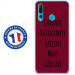 TPU0PSMART19GENIALEBORDEAU - Coque souple pour Huawei P Smart (2019) avec impression Motifs Chiante mais Géniale bordeau