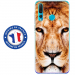 TPU0PSMART19LION - Coque souple pour Huawei P Smart (2019) avec impression Motifs tête de lion