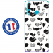 TPU0PSMART19LOVE1 - Coque souple pour Huawei P Smart (2019) avec impression Motifs Love coeur 1