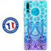 TPU0PSMART19MANDALABLANC - Coque souple pour Huawei P Smart (2019) avec impression Motifs Mandala blanc