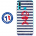 TPU0PSMART19POISSON - Coque souple pour Huawei P Smart (2019) avec impression Motifs squelette poisson