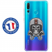 TPU0PSMART19SKULLCASQUE - Coque souple pour Huawei P Smart (2019) avec impression Motifs tête de mort avec un casque de moto