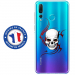 TPU0PSMART19SKULLTRIBAL - Coque souple pour Huawei P Smart (2019) avec impression Motifs tête de mort sur fond tribal