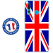 TPU0PSMART19UNIONJACK - Coque souple pour Huawei P Smart (2019) avec impression Motifs Union Jack