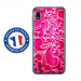 TPU0TPU0A10ARABESQUEFUSHIA - Coque souple pour Samsung Galaxy A10 avec impression Motifs arabesque fushia