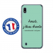 TPU0TPU0A10CHIANTETURQUOISE - Coque souple pour Samsung Galaxy A10 avec impression Motifs Avant, j'étais chiante turquoise
