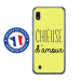TPU0TPU0A10CHIEUSEJAUNE - Coque souple pour Samsung Galaxy A10 avec impression Motifs Chieuse d'Amour jaune