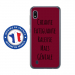TPU0TPU0A10GENIALEBORDEAU - Coque souple pour Samsung Galaxy A10 avec impression Motifs Chiante mais Géniale bordeau