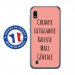 TPU0TPU0A10GENIALEROSE - Coque souple pour Samsung Galaxy A10 avec impression Motifs Chiante mais Géniale rose