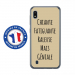 TPU0TPU0A10GENIALETAUPE - Coque souple pour Samsung Galaxy A10 avec impression Motifs Chiante mais Géniale taupe