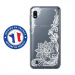 TPU0TPU0A10LACEBLANC - Coque souple pour Samsung Galaxy A10 avec impression Motifs Lace blanc