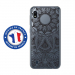 TPU0TPU0A10MANDALANOIR - Coque souple pour Samsung Galaxy A10 avec impression Motifs Mandala noir