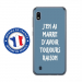 TPU0TPU0A10RAISONBLEU - Coque souple pour Samsung Galaxy A10 avec impression Motifs marre d'avoir raison bleu