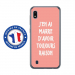 TPU0TPU0A10RAISONROSE - Coque souple pour Samsung Galaxy A10 avec impression Motifs marre d'avoir raison rose