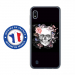 TPU0TPU0A10SKULLFLOWER - Coque souple pour Samsung Galaxy A10 avec impression Motifs skull fleuri