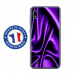 TPU0TPU0A10SOIEMAUVE - Coque souple pour Samsung Galaxy A10 avec impression Motifs soie drapée mauve