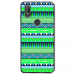 TPU0VIEW2AZTEQUEBLEUVER - Coque souple pour Wiko View 2 avec impression Motifs aztèque bleu et vert