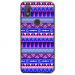 TPU0VIEW2AZTEQUEBLEUVIO - Coque souple pour Wiko View 2 avec impression Motifs aztèque bleu et violet