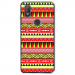 TPU0VIEW2AZTEQUEJAUROU - Coque souple pour Wiko View 2 avec impression Motifs aztèque jaune et rouge