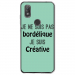 TPU0VIEW2BORDELIQUETURQUO - Coque souple pour Wiko View 2 avec impression Motifs Je ne suis pas bordélique turquoise