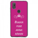 TPU0VIEW2BOUDERFUSHIA - Coque souple pour Wiko View 2 avec impression Motifs Bouder pour mieux Régner fushia