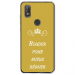 TPU0VIEW2BOUDEROR - Coque souple pour Wiko View 2 avec impression Motifs Bouder pour mieux Régner or