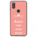 TPU0VIEW2BOUDERROSE - Coque souple pour Wiko View 2 avec impression Motifs Bouder pour mieux Régner rose