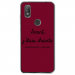 TPU0VIEW2CHIANTEBORDEAU - Coque souple pour Wiko View 2 avec impression Motifs Avant, j'étais chiante bordeau