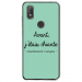 TPU0VIEW2CHIANTETURQUOISE - Coque souple pour Wiko View 2 avec impression Motifs Avant, j'étais chiante turquoise