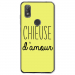TPU0VIEW2CHIEUSEJAUNE - Coque souple pour Wiko View 2 avec impression Motifs Chieuse d'Amour jaune