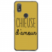 TPU0VIEW2CHIEUSEOR - Coque souple pour Wiko View 2 avec impression Motifs Chieuse d'Amour or