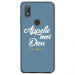 TPU0VIEW2DIEUBLEU - Coque souple pour Wiko View 2 avec impression Motifs Appelle moi Dieu bleu