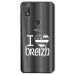 TPU0VIEW2DRAPBREIZH - Coque souple pour Wiko View 2 avec impression Motifs drapeau Breton I Love Breizh