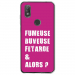 TPU0VIEW2FUMEUSEFUSHIA - Coque souple pour Wiko View 2 avec impression Motifs fumeuse et alors fushia