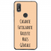 TPU0VIEW2GENIALEBEIGE - Coque souple pour Wiko View 2 avec impression Motifs Chiante mais Géniale beige