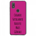 TPU0VIEW2GENIALEFUSHIA - Coque souple pour Wiko View 2 avec impression Motifs Chiante mais Géniale fushia