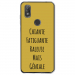 TPU0VIEW2GENIALEOR - Coque souple pour Wiko View 2 avec impression Motifs Chiante mais Géniale or