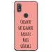 TPU0VIEW2GENIALEROSE - Coque souple pour Wiko View 2 avec impression Motifs Chiante mais Géniale rose