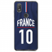 TPU0VIEW2MAILLOTFRANCE - Coque souple pour Wiko View 2 avec impression Motifs Maillot de Football France